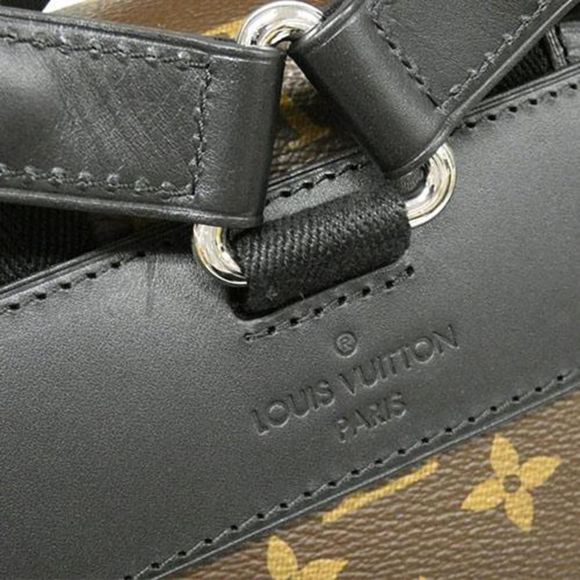 Louis Vuitton Monogram Macassar Christopher PM Backpack Brown - Picture 7 of 9